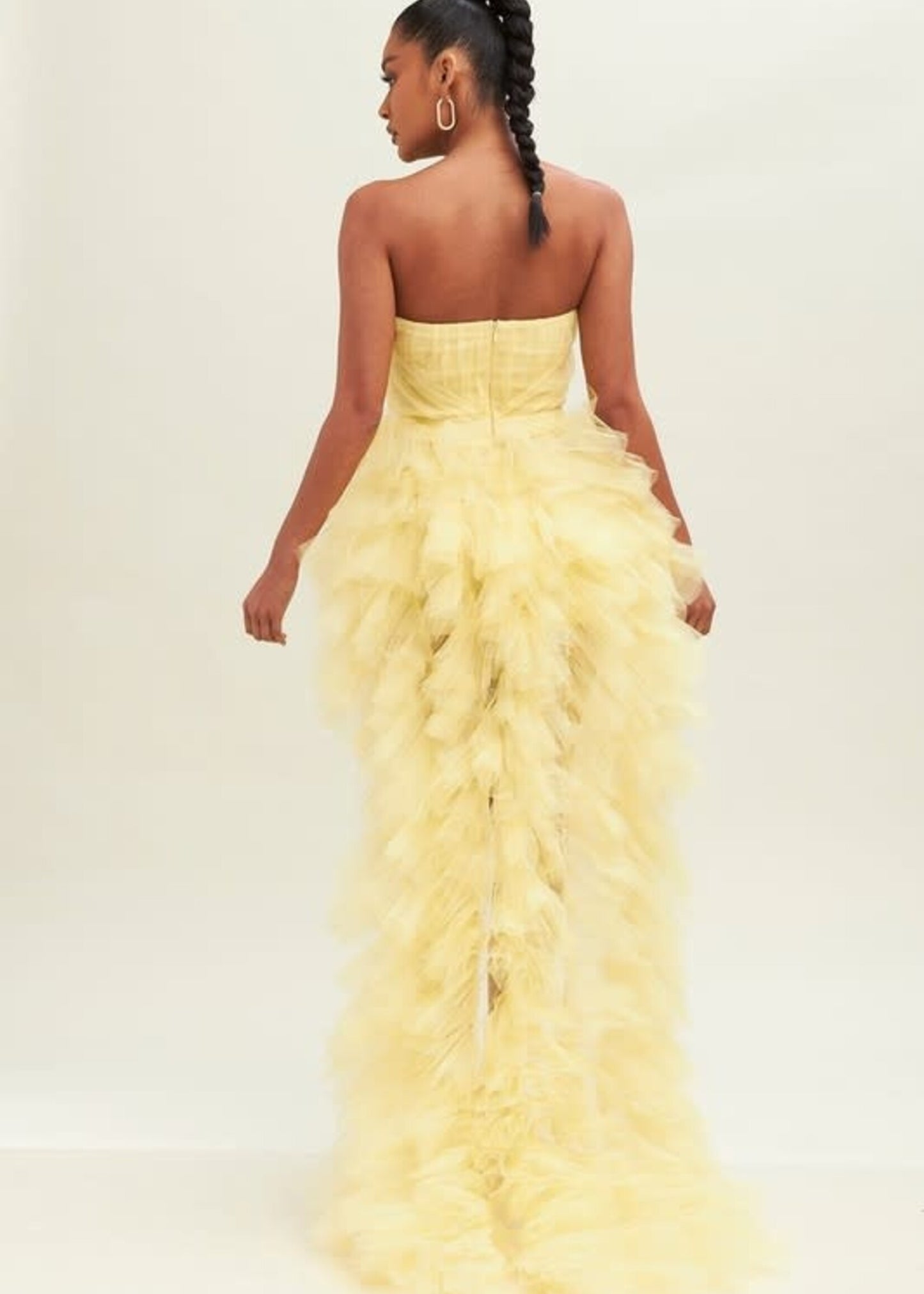 Abito volante in tulle