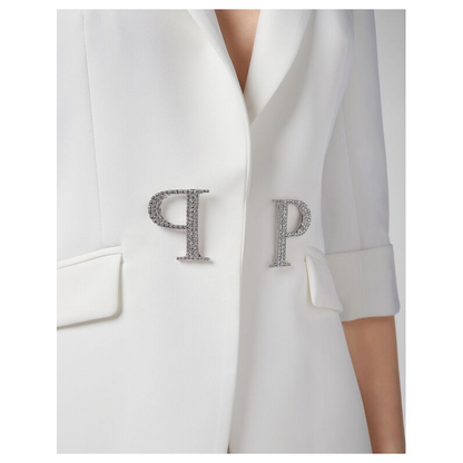 PHILIPP PLEIN Blazer Cristal Plein bianco