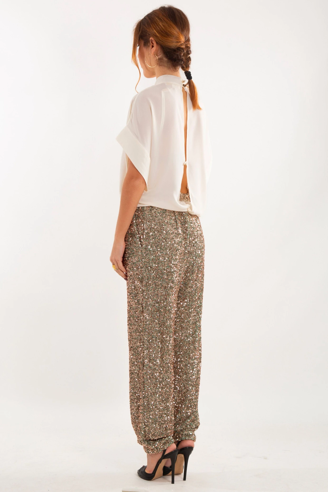 Paillettes pantaloni
