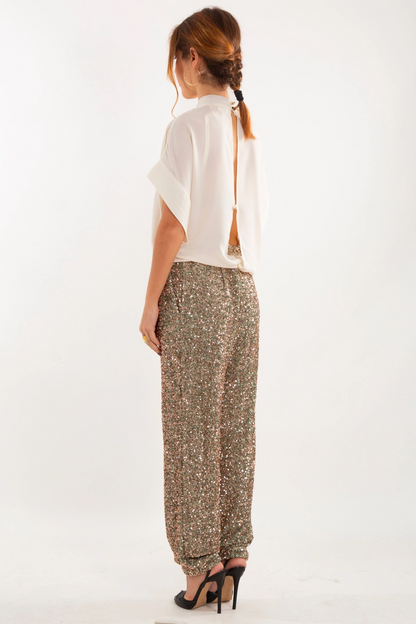 Paillettes pantaloni