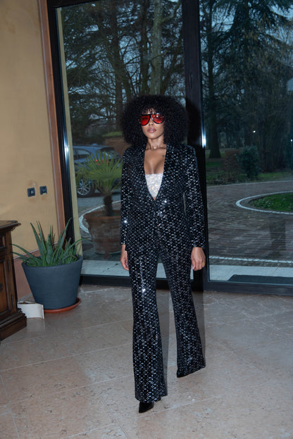 Completo in paillettes
