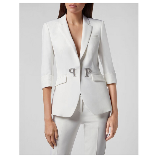 PHILIPP PLEIN Blazer Cristal Plein bianco