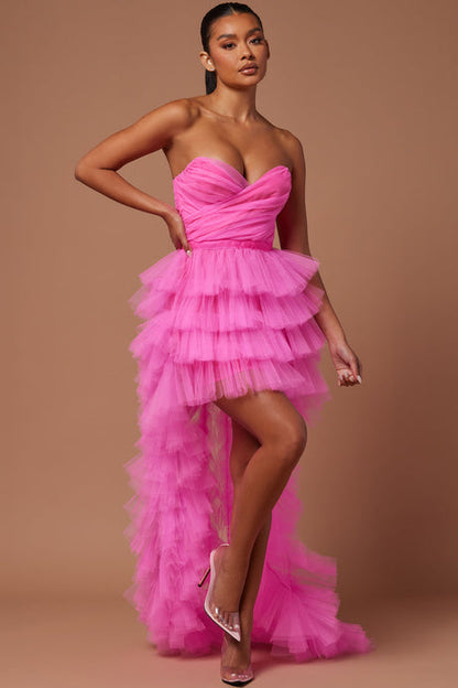 Abito volante in tulle
