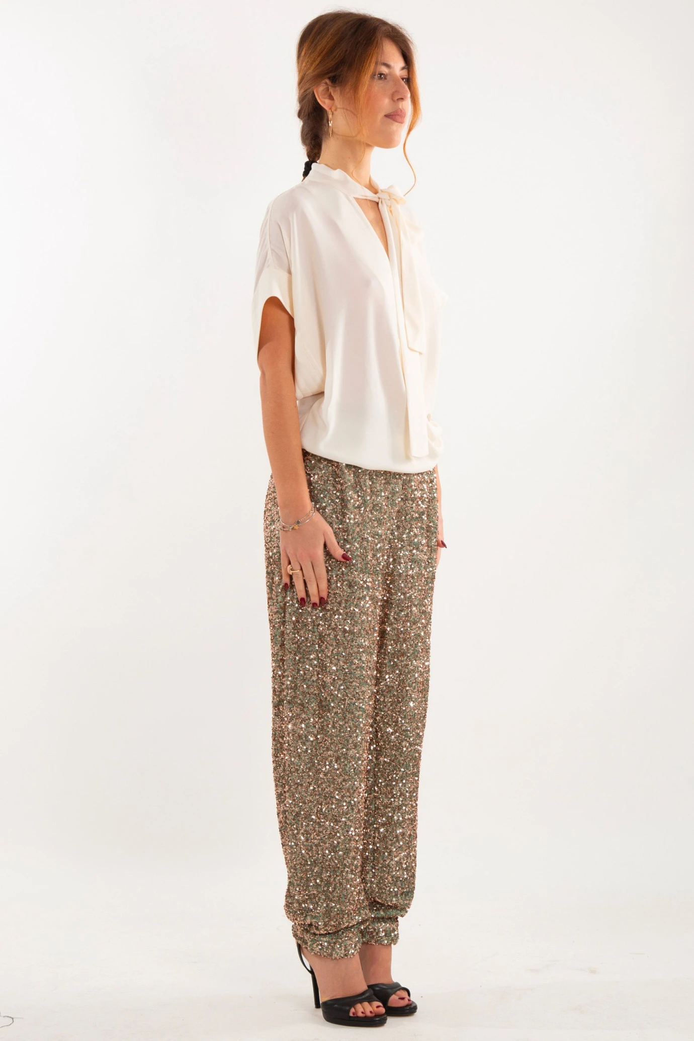 Paillettes pantaloni